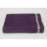 Ereada® Amethyst Pillow 19"L x 12"W x 3,3"H Purple FIRM