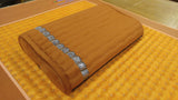 Ereada Amethyst Pillow 19"L x 12"W x 3.3"H Rich Brown GENTLE with Detachable Pad