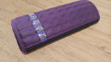 Ereada® Amethyst MINI Pillow 17"L x 7.5"W x 3"H Purple GENTLE with Detachable Crystals Pad